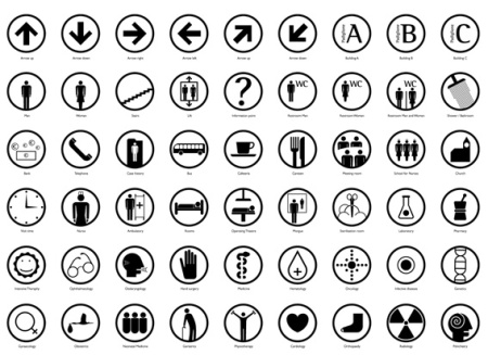 Assorted Medical pictograms